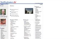 Desktop Screenshot of netpsykiater.dk