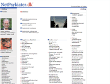 Tablet Screenshot of netpsykiater.dk